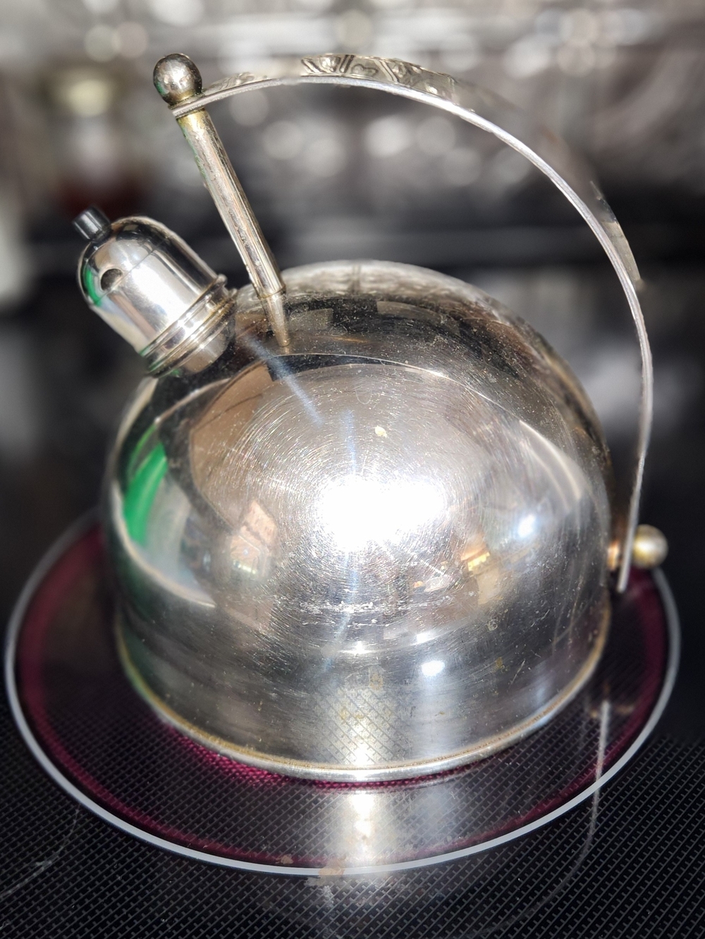 Cuisinart Silver Stainless Steel Whistling Tea Kettle